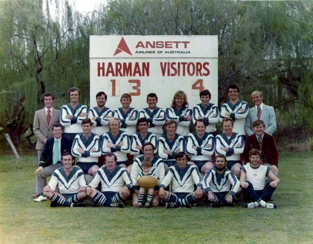 harman rugby league team 1975